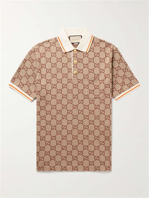 gucci gold shirt|gucci polo t shirts.